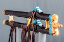 Brazilian Rosewood Native American Flute, Minor, Mid B-4, #N11Ia (2)